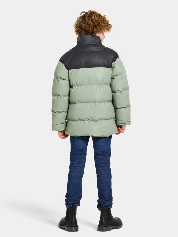 Didriksons Kids' Mega Galon Jacket Light Moss Didriksons