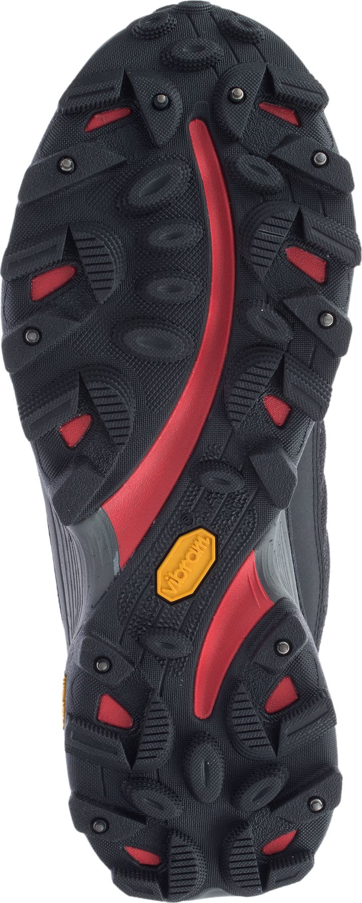Merrell Moab Speed Thermo Mid Waterproof Spike Boots Black Red - 46