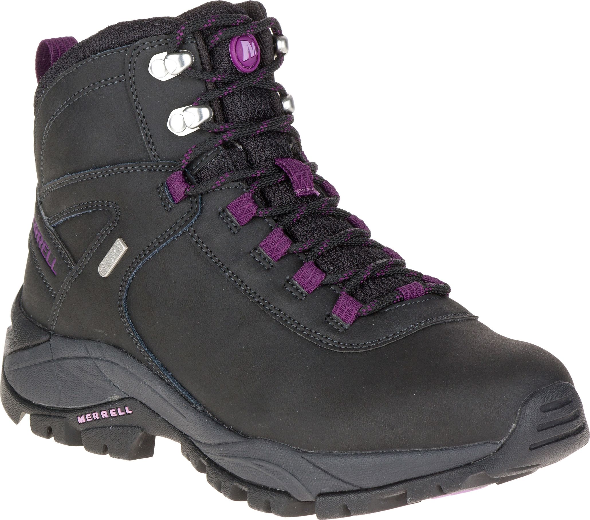 Merrell Women s Vego Mid Leather Waterproof Black Gloxinia Buy Merrell Women s Vego Mid Leather Waterproof Black Gloxinia here Outnorth