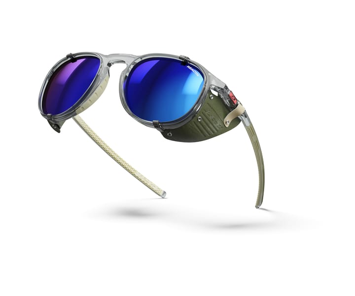 Julbo Millenium Spectron 4 Shiny Translucent Gray/khaki/beige Reactiv 2-4 Blue Flash Julbo