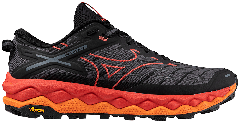 Mizuno Men's Wave Mujin 10 Black/Cayenne/Nasturtium