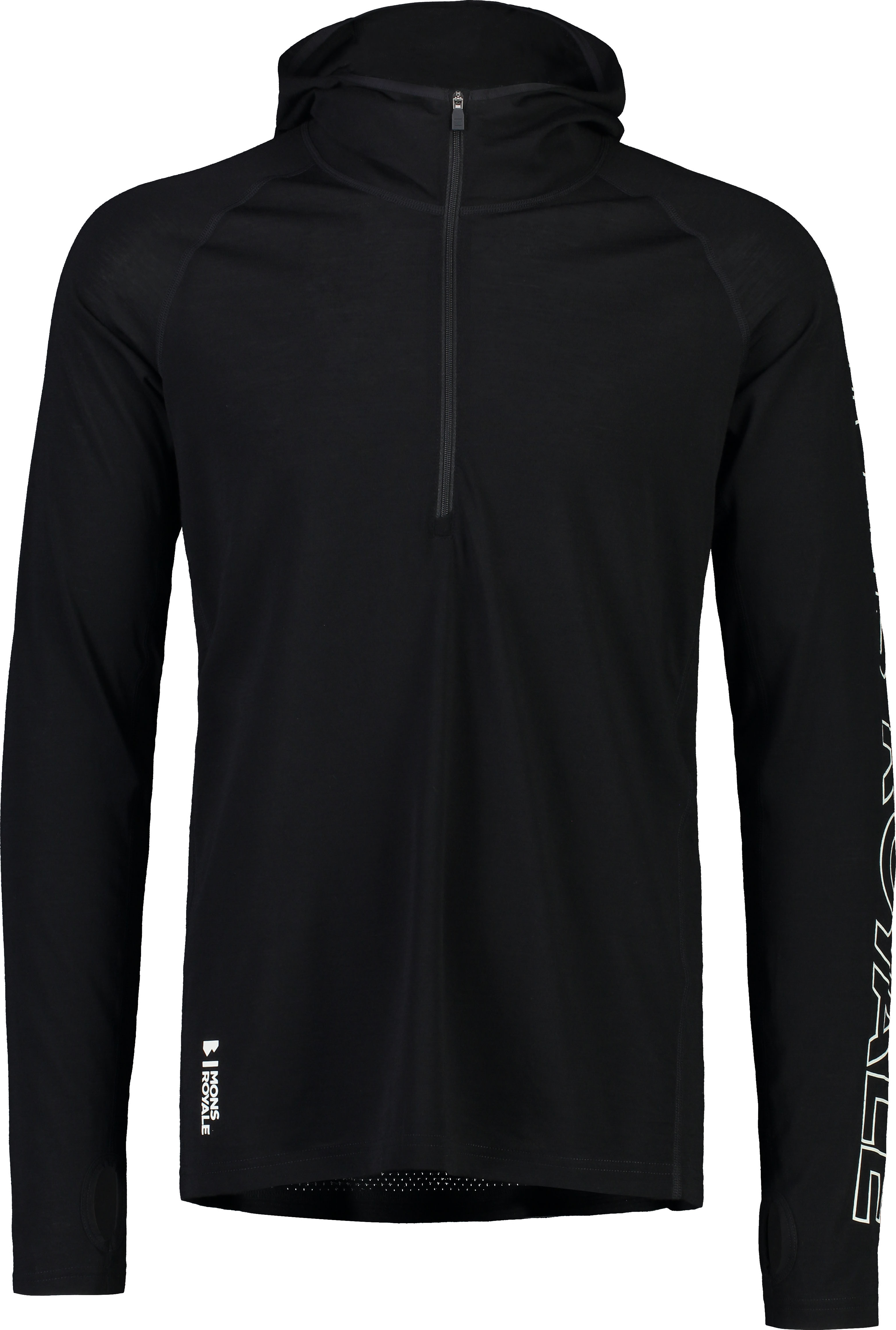 Mons Royale Men’s Temple Tech Hood Black