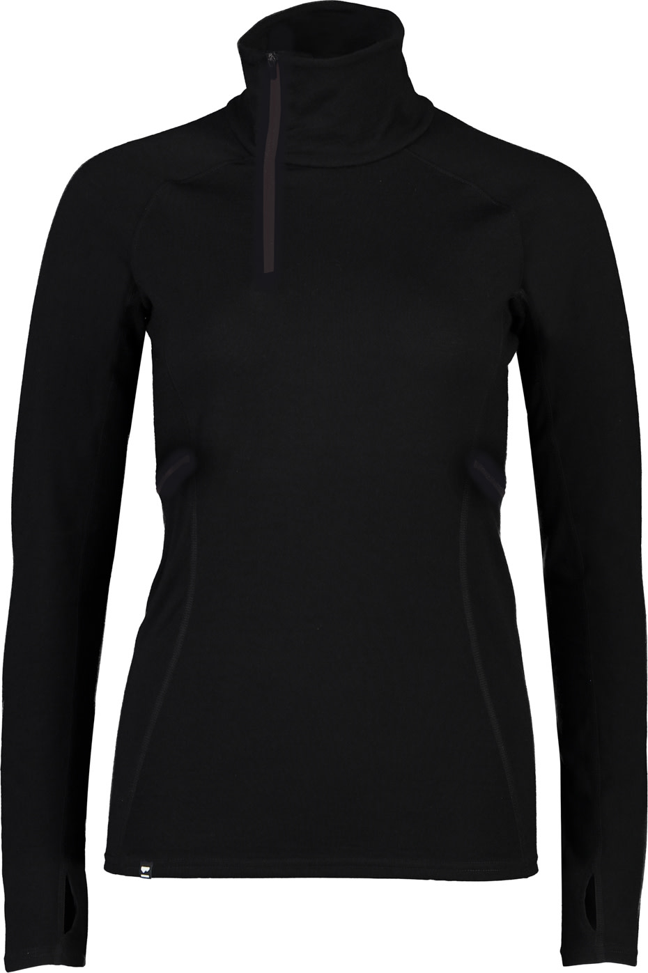 Mons Royale Women’s Olympus Half Zip Black