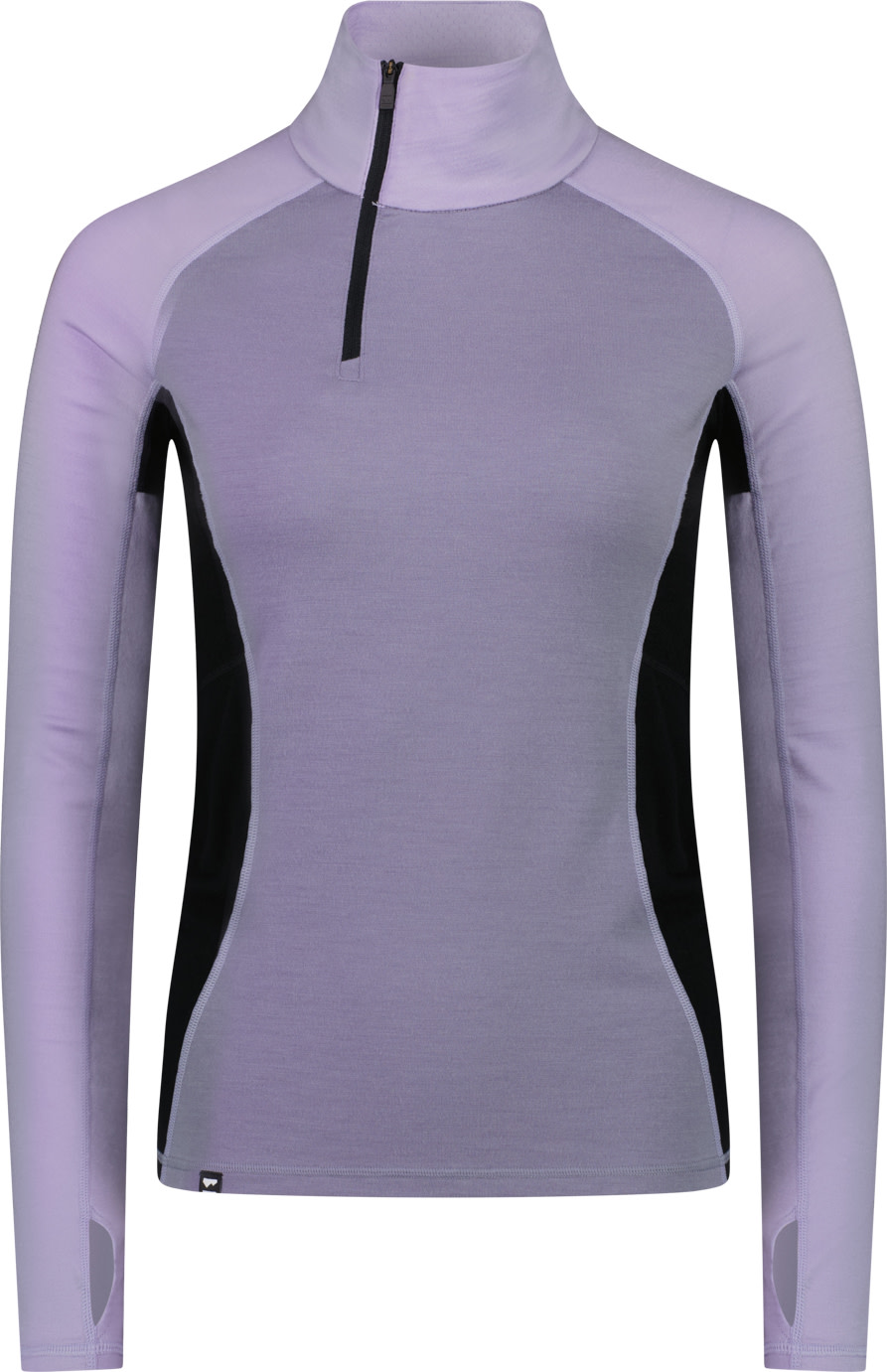 Mons Royale Women’s Olympus Half Zip Thistle Cloud