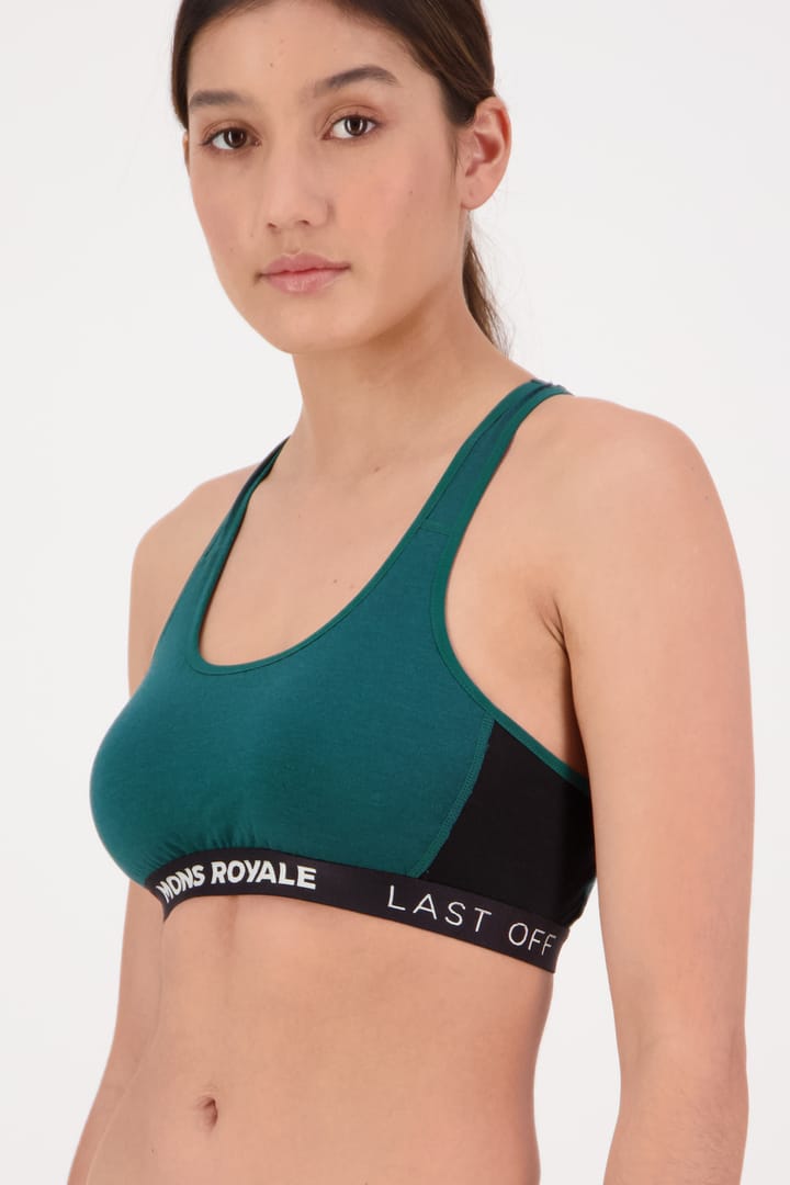 Mons Royale Women's Sierra Sports Bra Evergreen Mons Royale