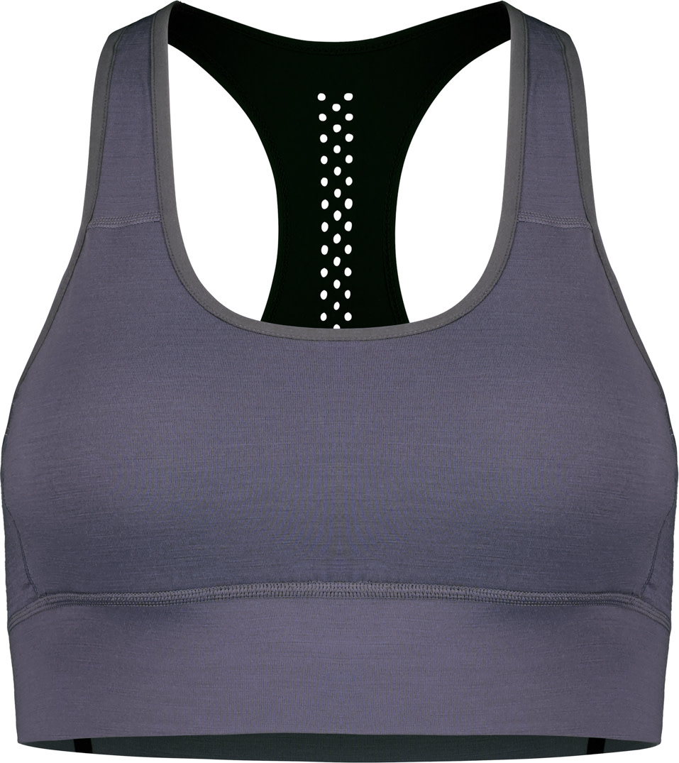 Mons Royale - Women's Stratos Merino Shift Sports Bra - Sports bra - Black  | S