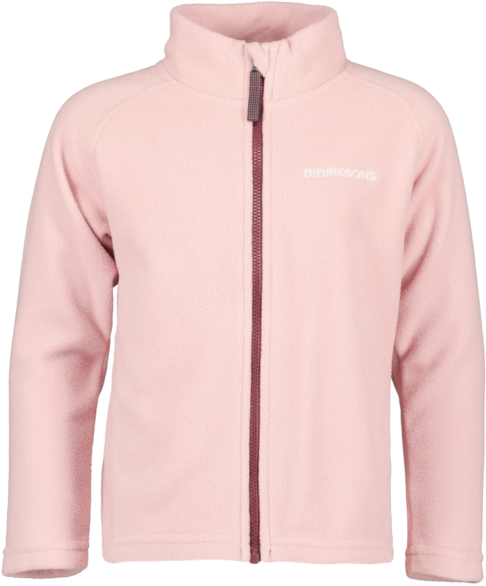 Didriksons Kids’ Monte Full Zip 10 Dusty Pink