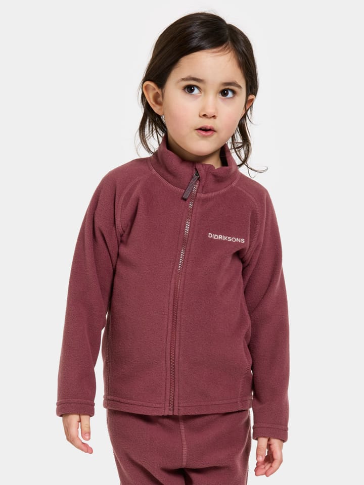 Didriksons Kids' Monte Full Zip 10 Rusty Wine Didriksons