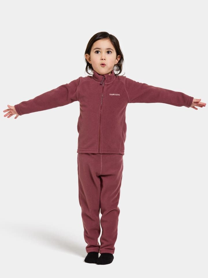 Didriksons Kids' Monte Full Zip 10 Rusty Wine Didriksons