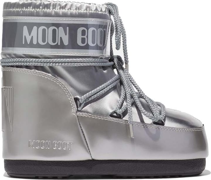 Moon Boot Icon Low Glance Silver Moon Boot