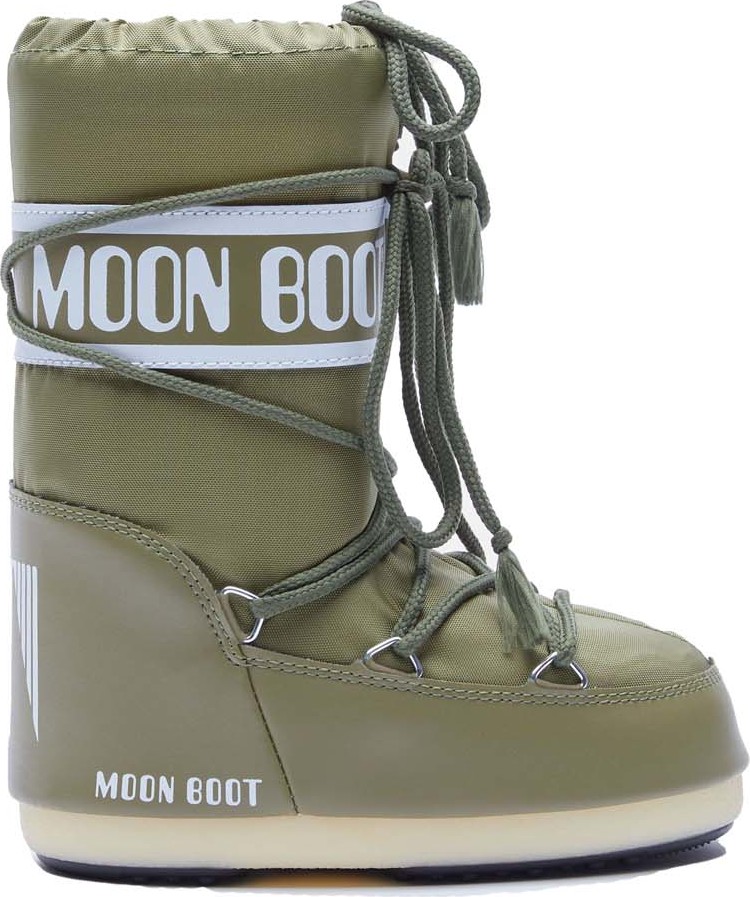 Moon Boot Kids’ Icon Nylon Khaki