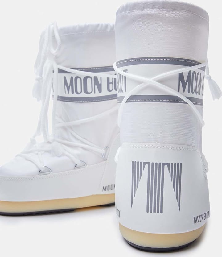 Moon Boot Kids' Icon Nylon White Moon Boot