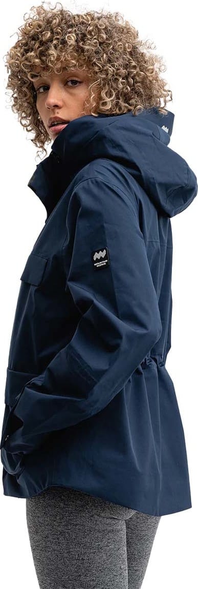 Mountain Works Unisex Utility Hybrid Rain Jacket Dress Blue Mountain Works