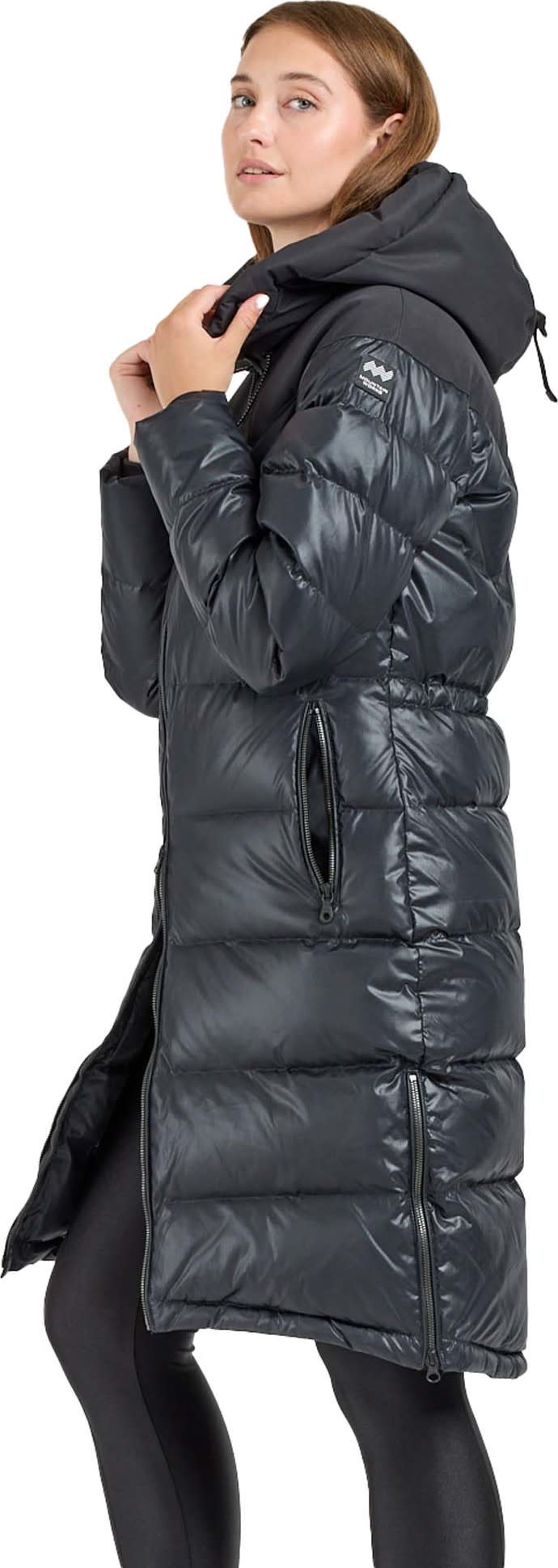 Mountain Works Women's Cocoon Down Coat Shiny Black Mountain Works