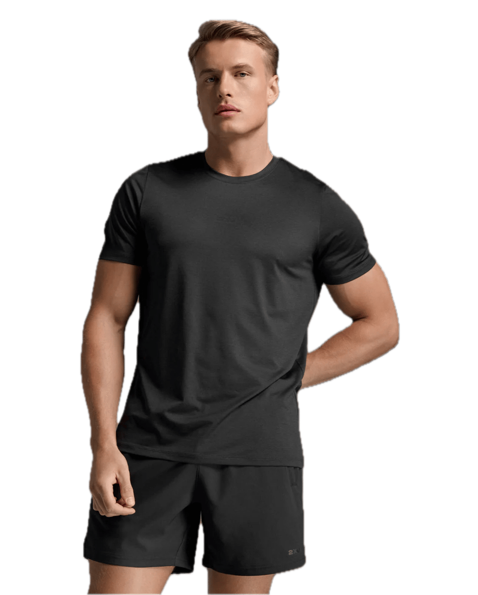 2XU Motion Soft Jersey Tee Black/black