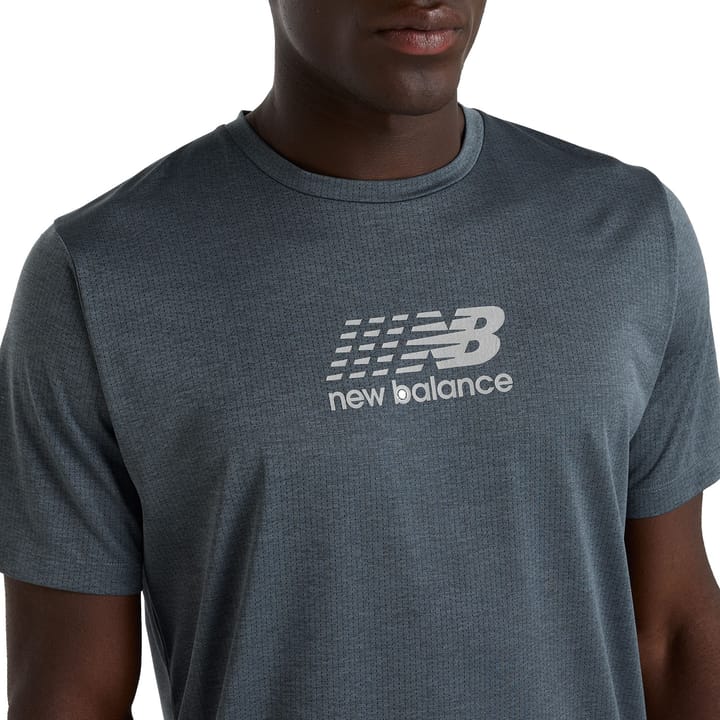 New Balance Men's Athletics Reflective Graphic T-Shirt Graphite New Balance