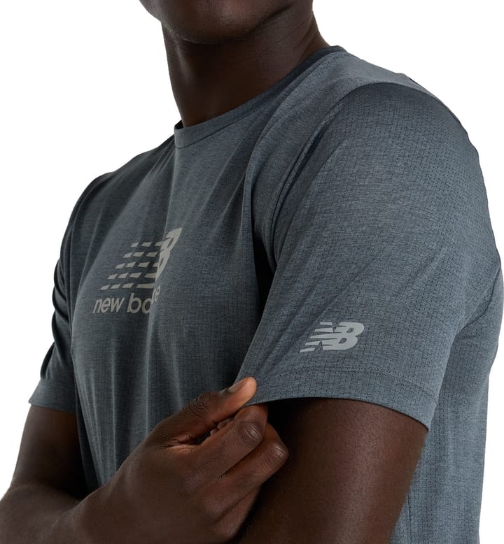 New Balance Men's Athletics Reflective Graphic T-Shirt Graphite New Balance