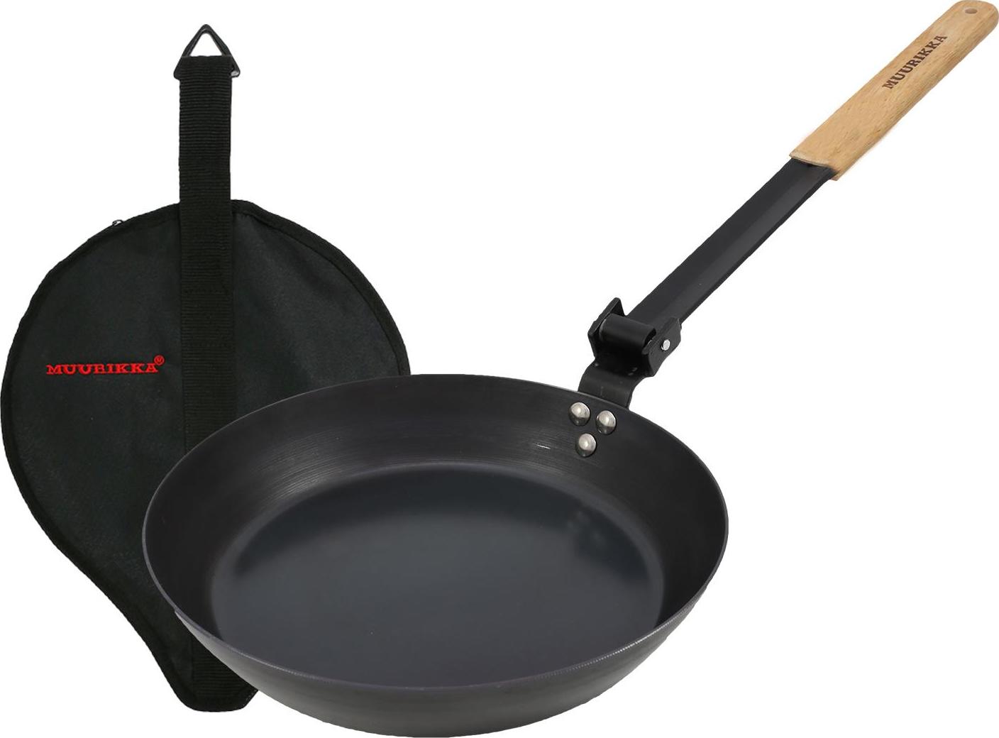 Muurikka Campfire Pan Black Carbon Steel NoColour