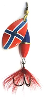 Myrans Myrans Wipp Spinner Med Norske Flagg Norske Flagg Myrans