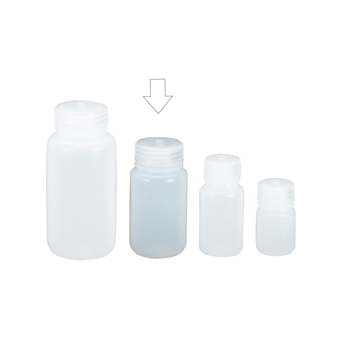 Nalgene Bottle 125ml Wide Mouth Hdpe