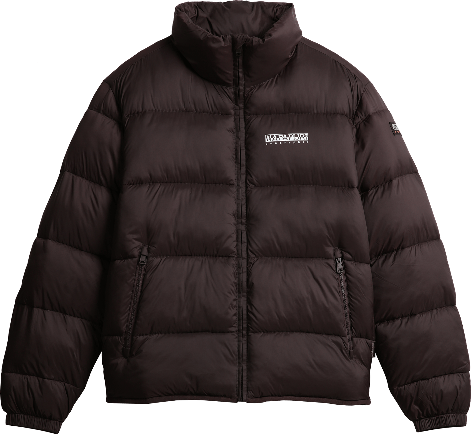 Napapijri Men's Suomi Puffer Jacket Brown Ebony