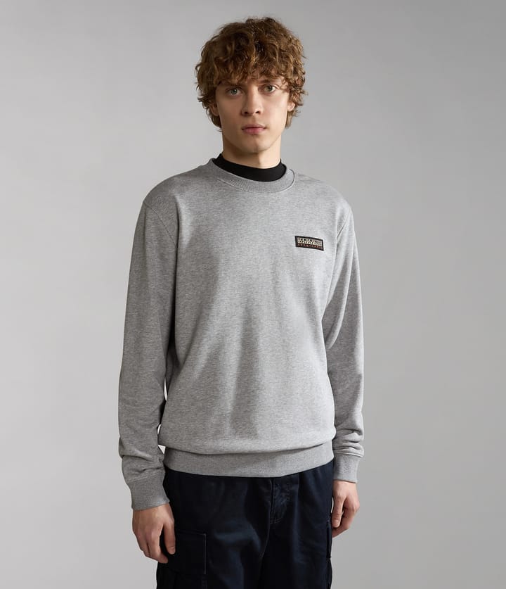 Napapijri Men's Iaato Sweatshirt Medium Grey Melange Napapijri