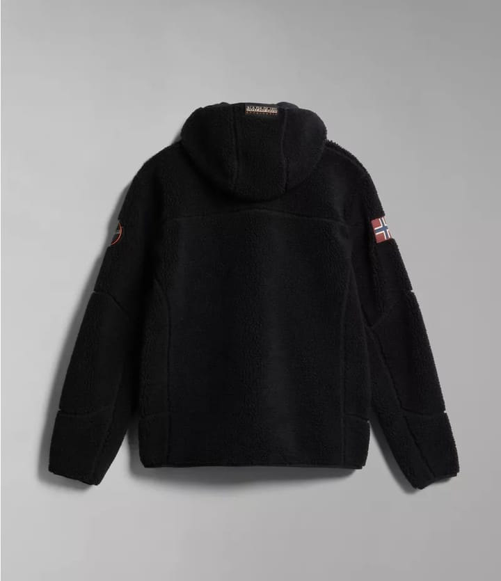 Napapijri Men's Yupik Full-Zip Fleece Hoodie Black Napapijri