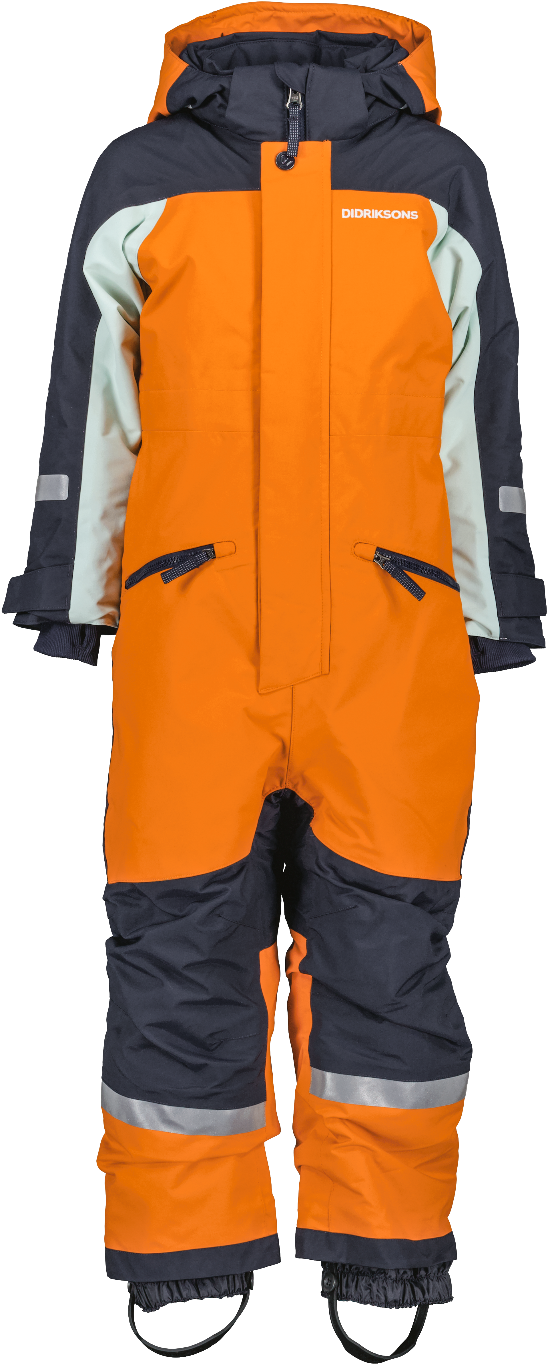 Didriksons Kids’ Neptun Coverall 3 Orange Jam