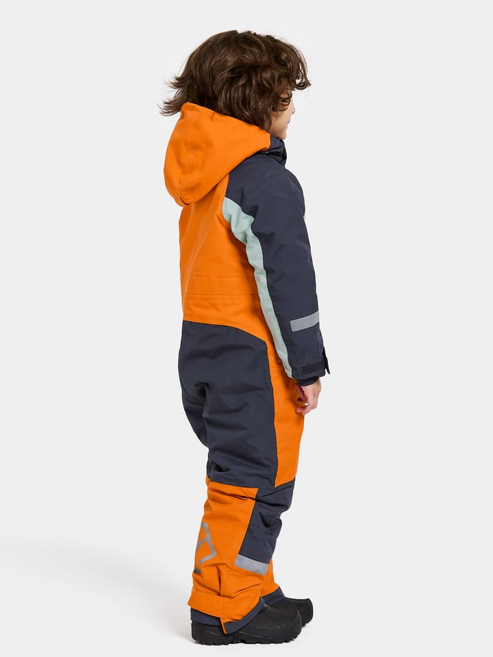 Didriksons Kids' Neptun Coverall 3 Orange Jam Didriksons