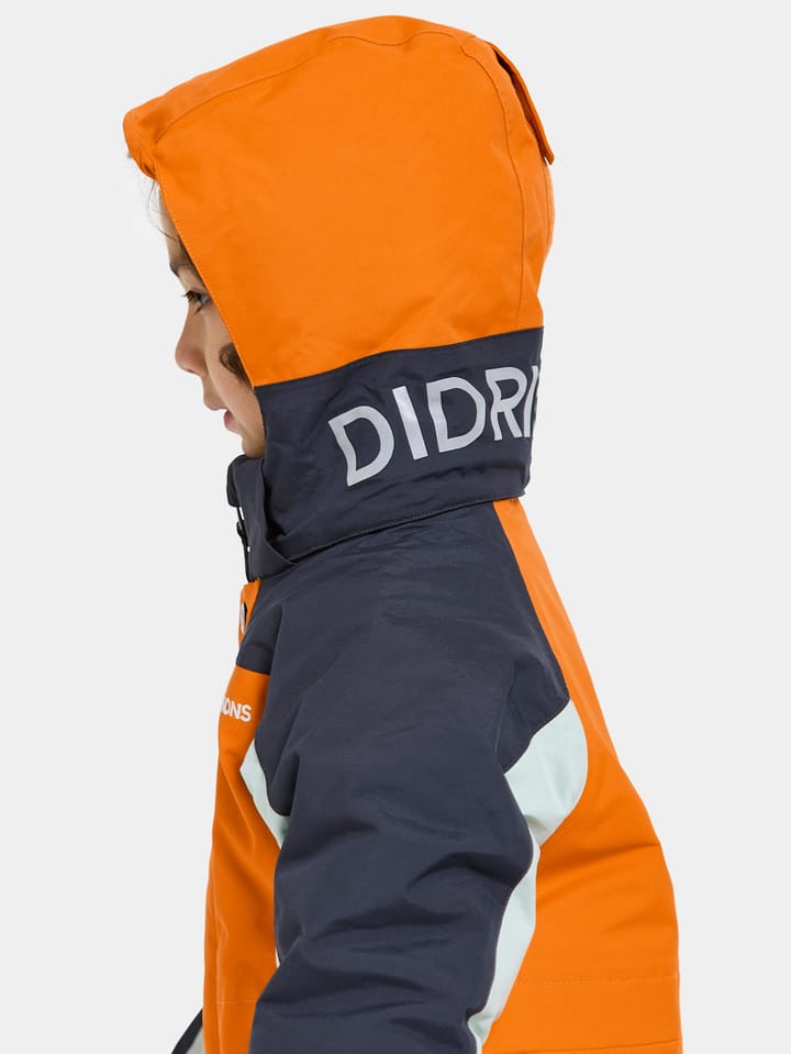 Didriksons Kids' Neptun Coverall 3 Orange Jam Didriksons