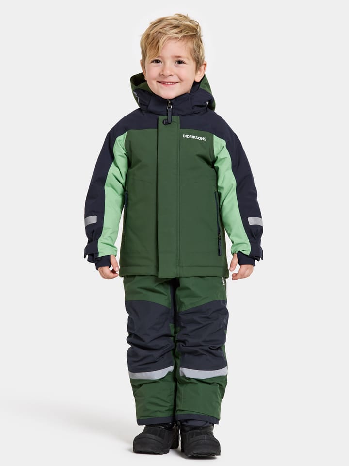 Didriksons Kids' Neptun Jacket 3 Pine Green Didriksons