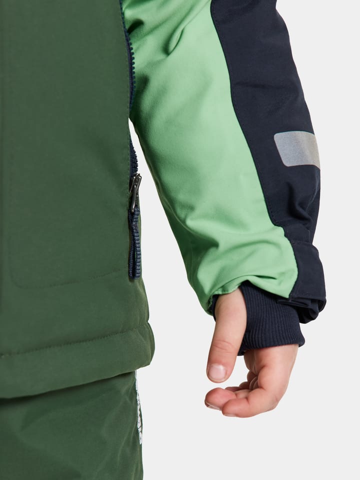 Didriksons Kids' Neptun Jacket 3 Pine Green Didriksons