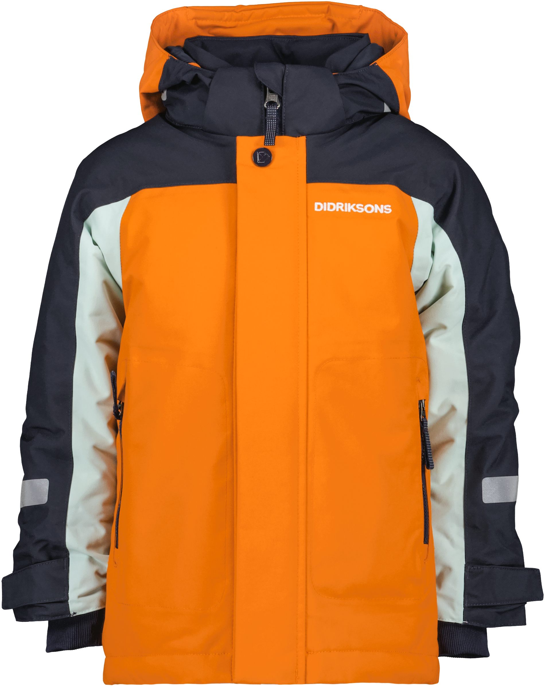 Didriksons Kids’ Neptun Jacket 3 Orange Jam