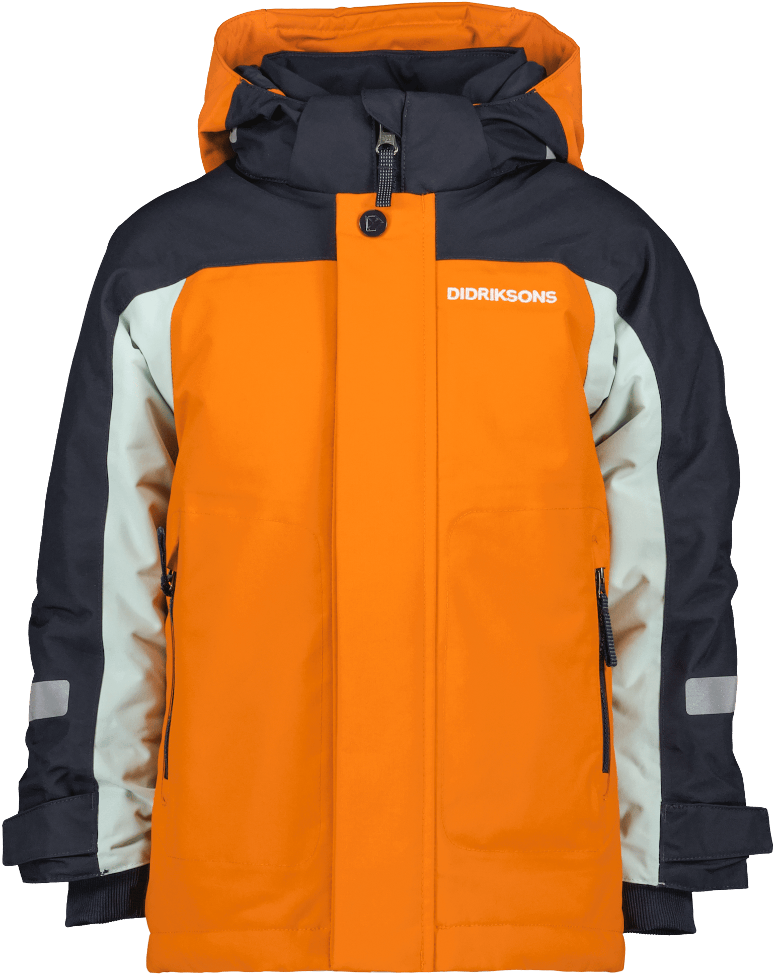 Didriksons Kids' Neptun Jacket 3 Orange Jam