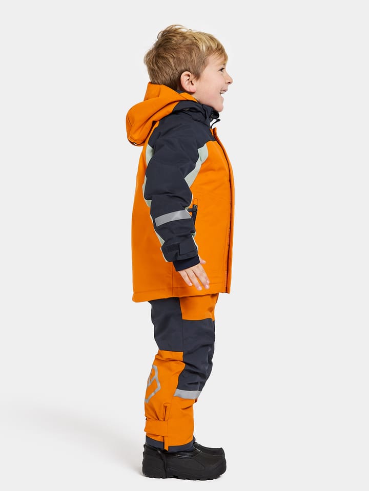 Didriksons Kids' Neptun Jacket 3 Orange Jam Didriksons