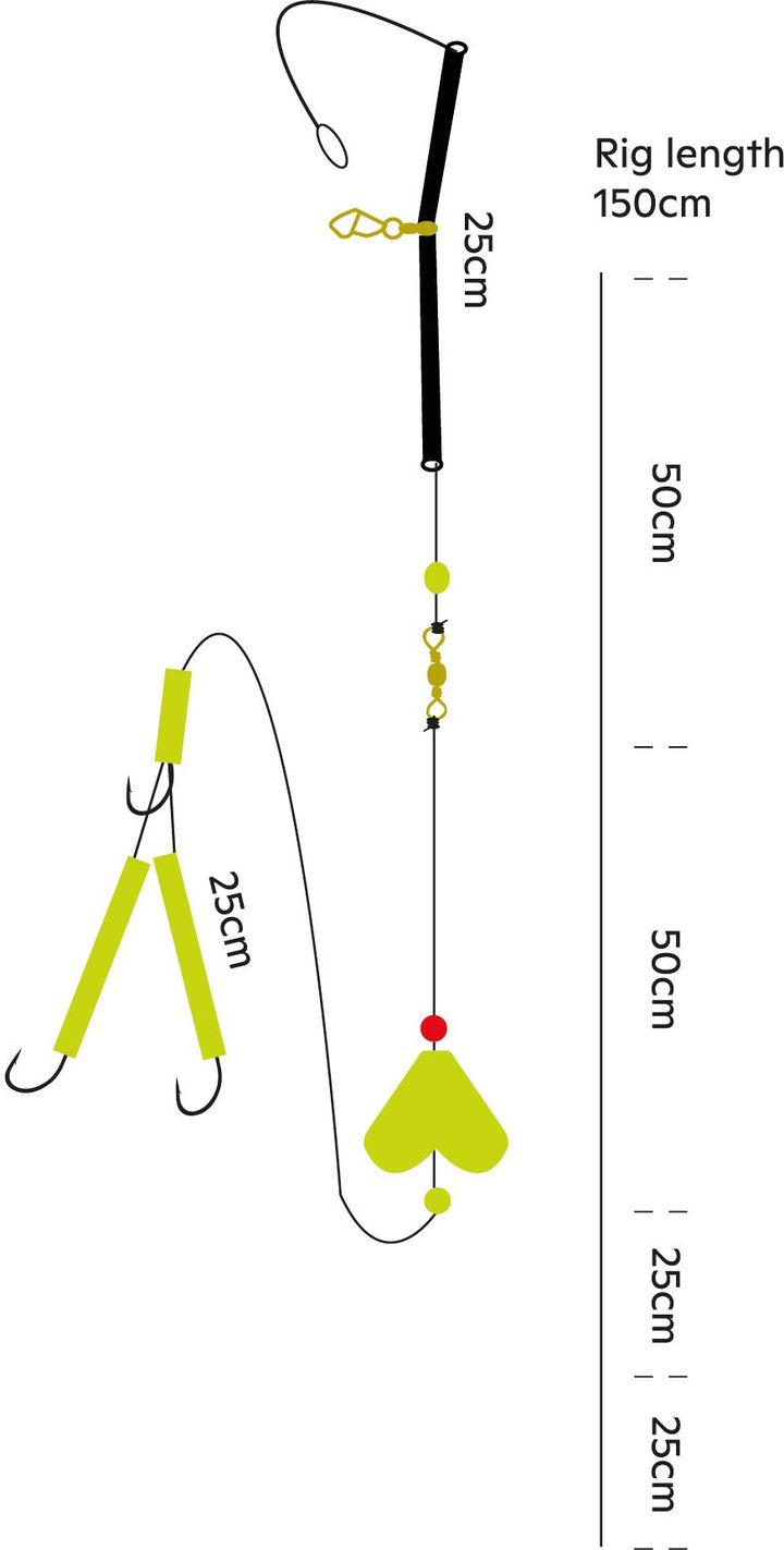 Kinetic Kinetic Sabiki Halibut Glider #10/0-#5/0 Kinetic