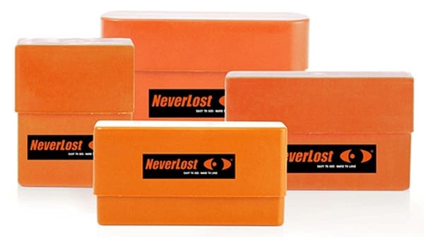 Never Lost Cartridge Box Rifle 20 Black/Orange Never Lost