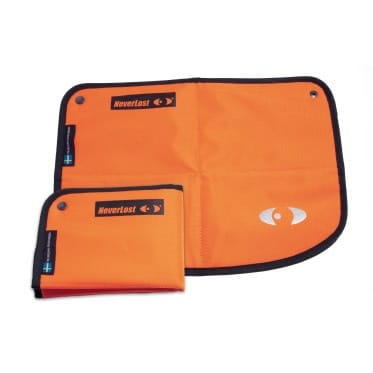 Never Lost Sit Mat Foldable Black/Orange Never Lost