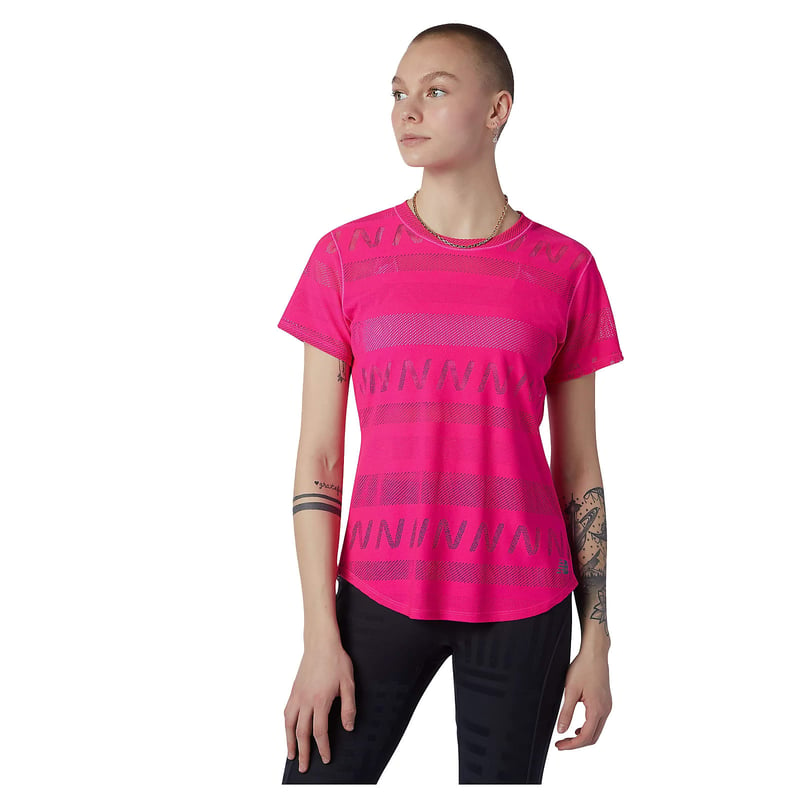 Women's Q Speed Jacquard Short Sleeve Pink Glo | Buy Women's Q 