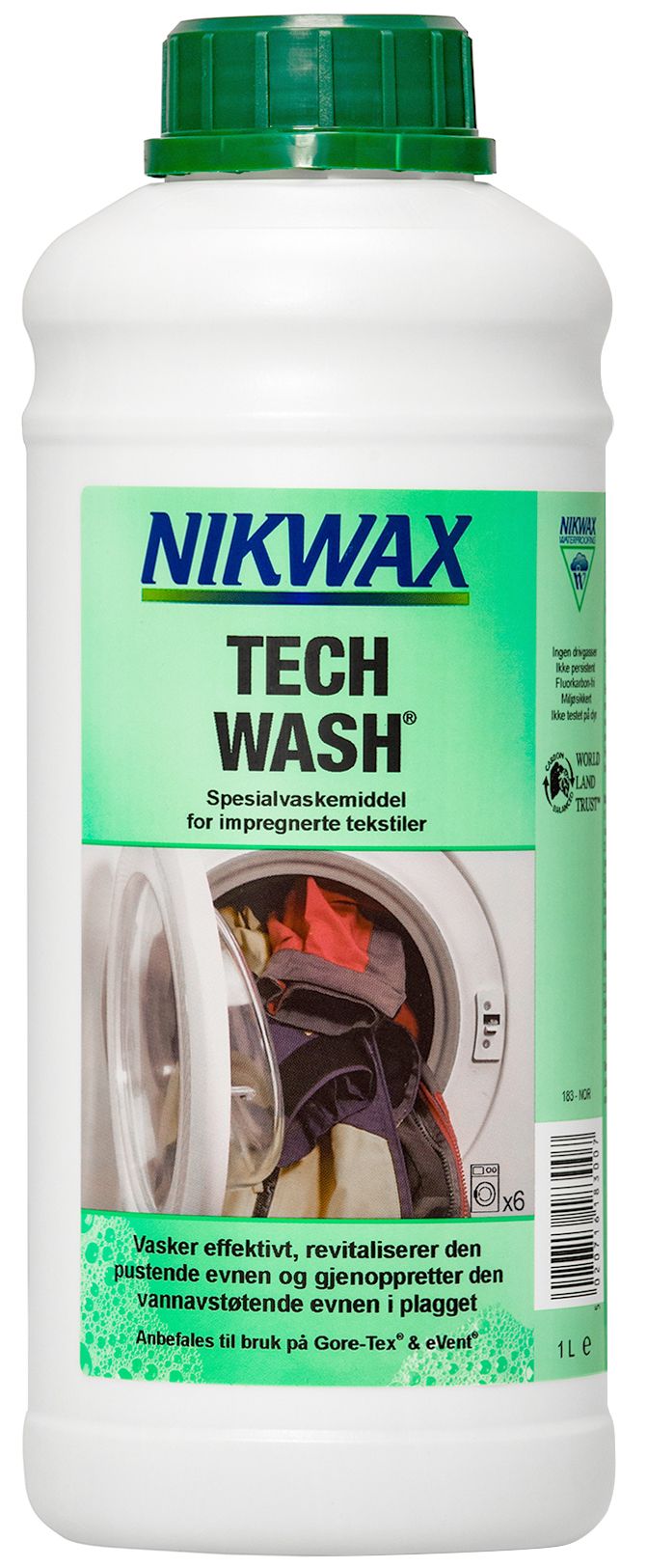 Nikwax Tech Wash 1L Classicdesertwhite Nikwax