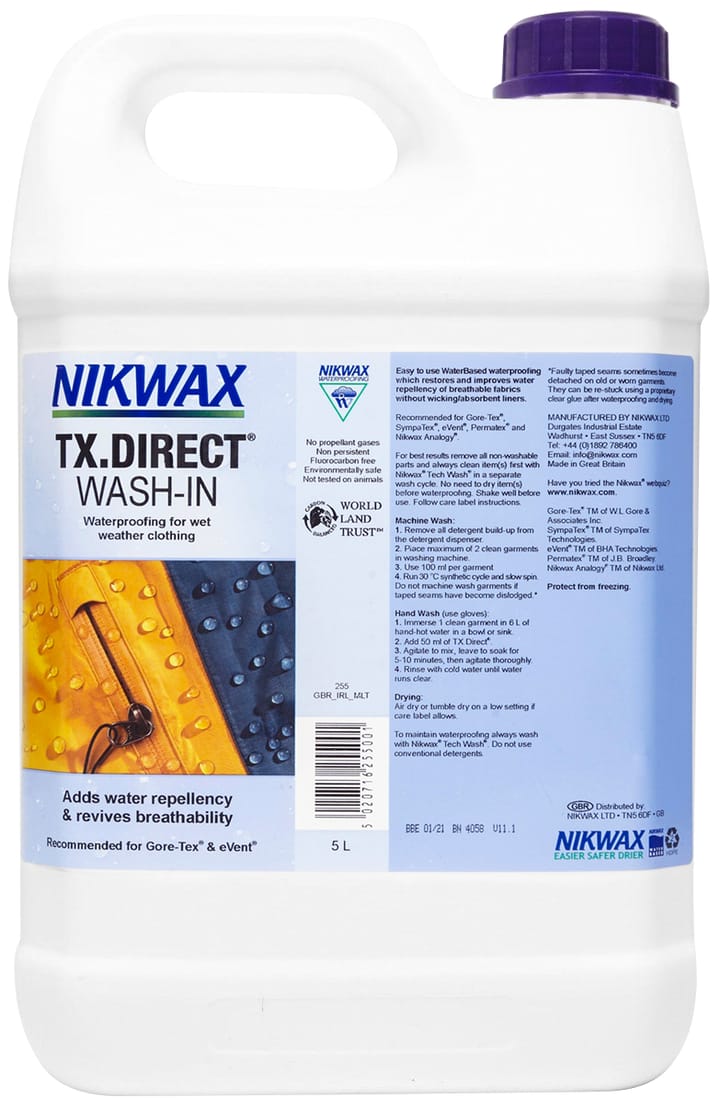 Nikwax Tx.Direct Wash-In, 5l Nocolour Nikwax