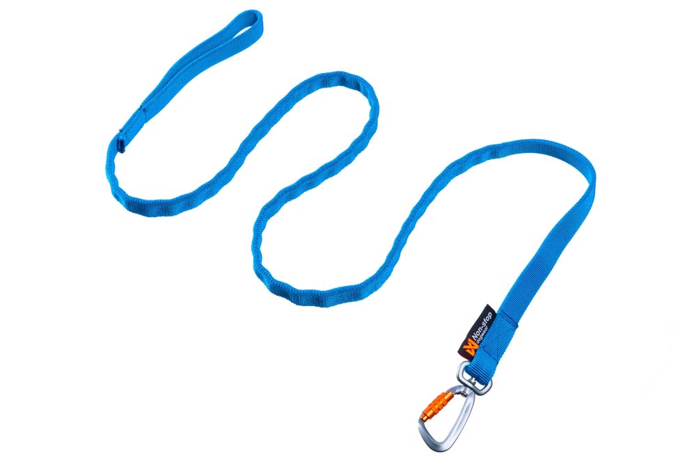 Non-stop Dogwear Bungee Leash 2m Blue