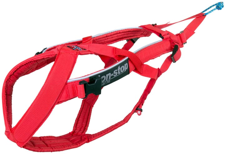 Non-stop Dogwear Combined Harness Red Non-stop Dogwear