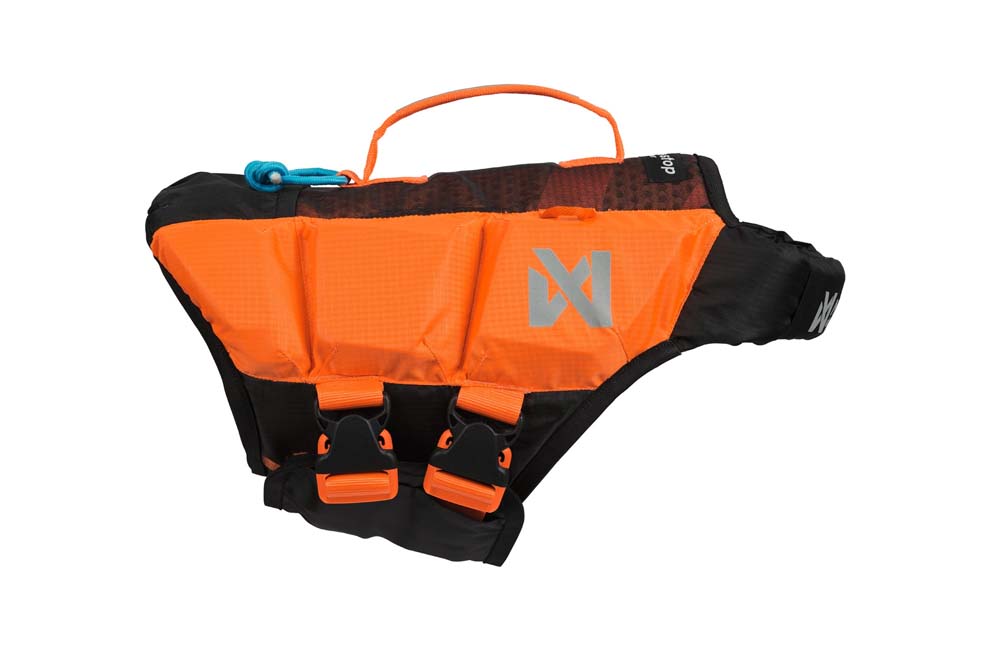 Non-stop Dogwear Protector Life Jacket Size 5 Black/Orange