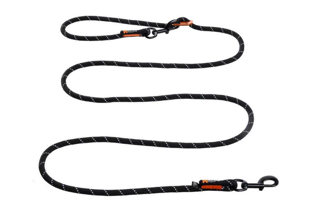 Non-stop Dogwear Rock Adjustable Leash Black