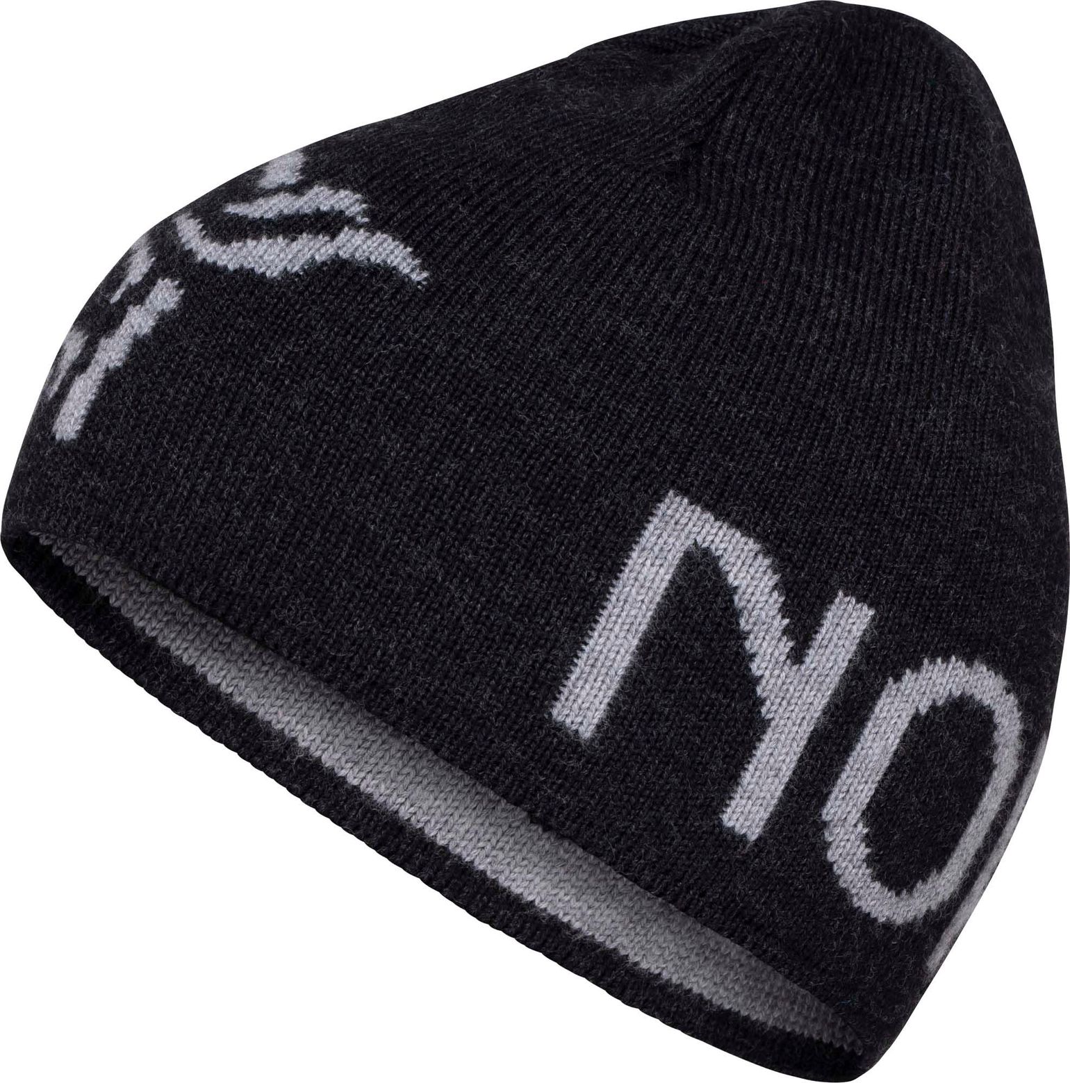 Norrøna /29 Merinoull Logo Beanie Caviar Melange