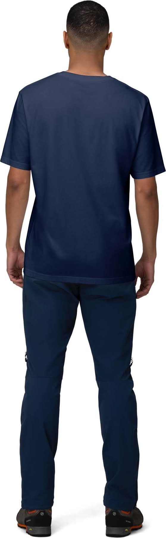 Norrøna Men's /29 Cotton Activity Embroidery T-Shirt Indigo Night Norrøna