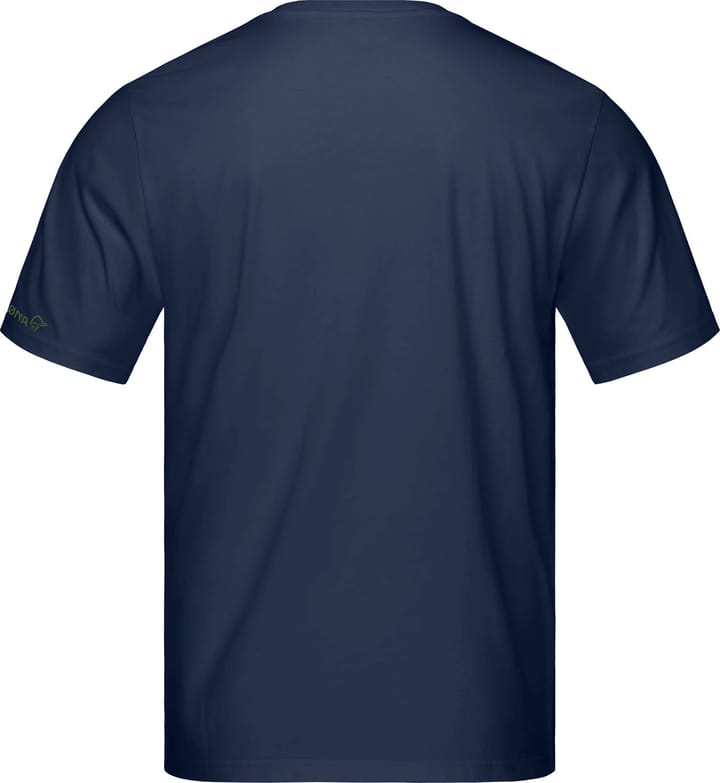 Norrøna Men's /29 Cotton Activity Embroidery T-Shirt Indigo Night Norrøna