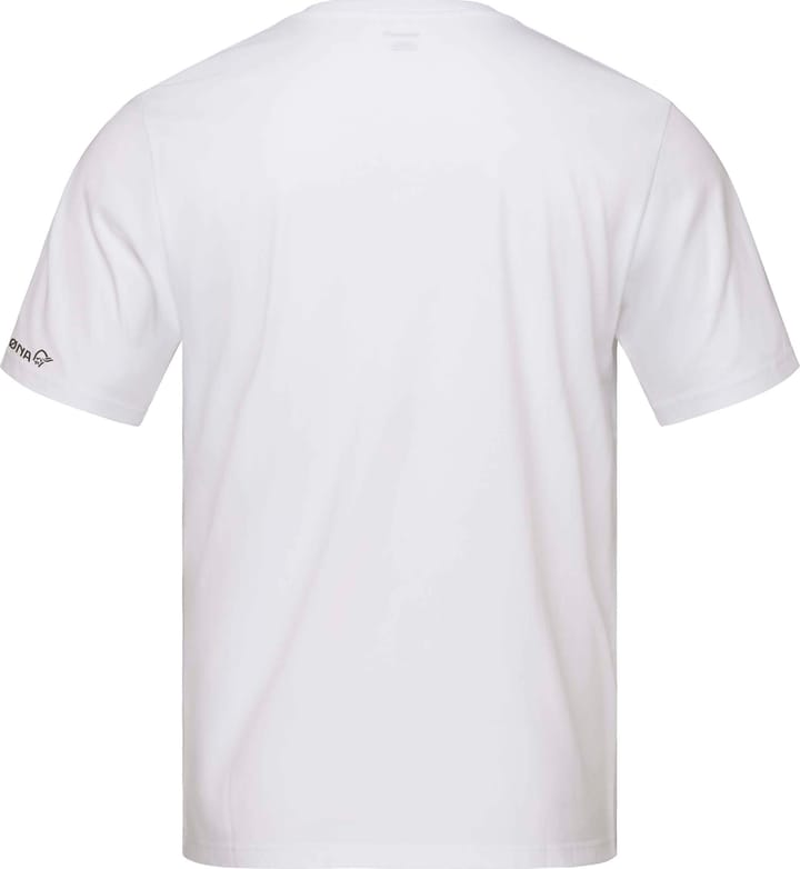 Norrøna Men's /29 Cotton Activity Embroidery T-Shirt Pure White Norrøna