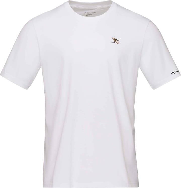 Norrøna Men's /29 Cotton Activity Embroidery T-Shirt Pure White Norrøna